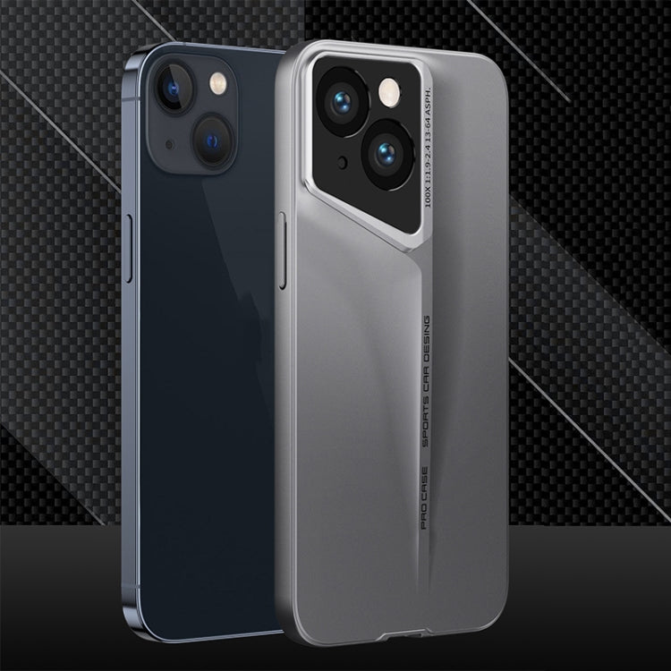 For iPhone 14 GKK Blade Ultra-thin Full Coverage Phone Case(Grey) - iPhone 14 Cases by GKK | Online Shopping South Africa | PMC Jewellery | Buy Now Pay Later Mobicred