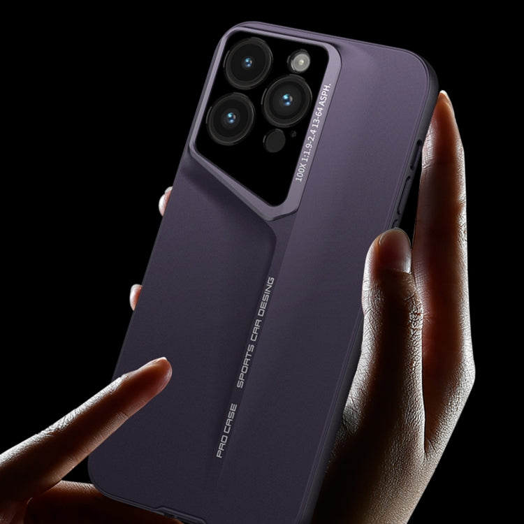 For iPhone 15 Pro Max GKK Blade Ultra-thin Full Coverage Phone Case(Purple) - iPhone 15 Pro Max Cases by GKK | Online Shopping South Africa | PMC Jewellery | Buy Now Pay Later Mobicred