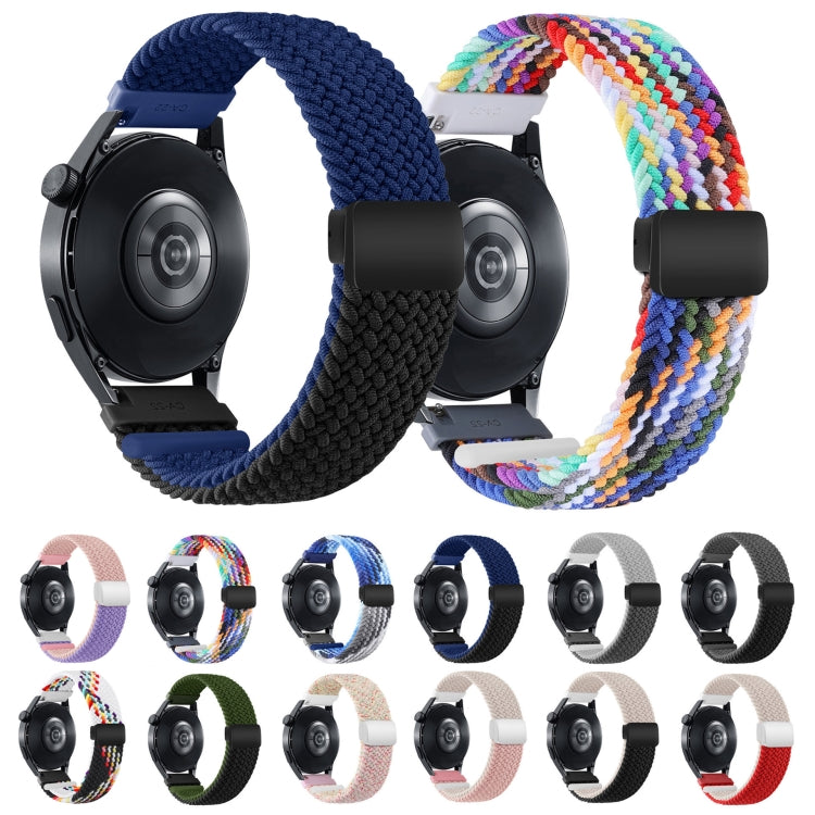 20mm Two-color Magnetic Braided Nylon Watch Band(Starlight Pink) - free shipping - PMC TechLife - Order now!