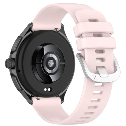 For Xiaomi Watch 2 Liquid Glossy Silver Buckle Silicone Watch Band(Light Pink) - Watch Bands by PMC Jewellery | Online Shopping South Africa | PMC Jewellery