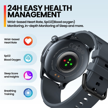 Zeblaze Btalk 3 Pro 1.43 inch BT5.2 Fitness Wellness Smart Watch, Support Bluetooth Call / Sleep / Blood Oxygen / Heart Rate / Blood Pressure Health Monitor(Blue) - Smart Watches by Zeblaze | Online Shopping South Africa | PMC Jewellery | Buy Now Pay Later Mobicred