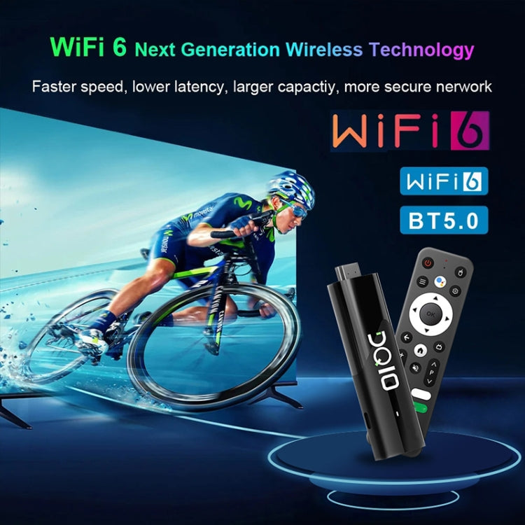 LEMFO DQ10 Allwinner H618 Quad Core ARM Cortex A53 8K HD Android TV Stick, RAM:2GB+16GB(UK Plug) - Android TV Sticks by LEMFO | Online Shopping South Africa | PMC Jewellery | Buy Now Pay Later Mobicred