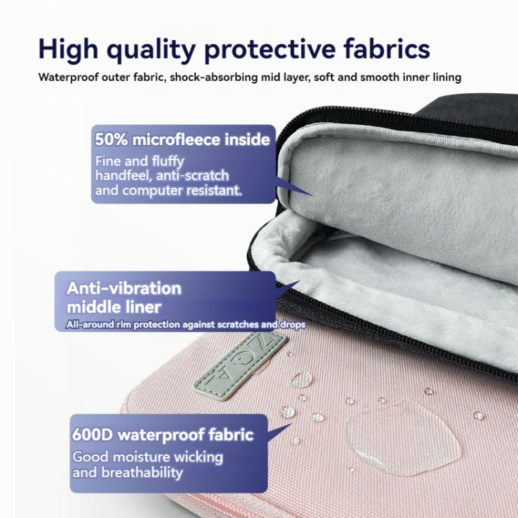 ZGA BG-01 Waterproof Laptop Handbag, Size:14 inch(Pink) - free shipping - PMC Jewellery - Order now!