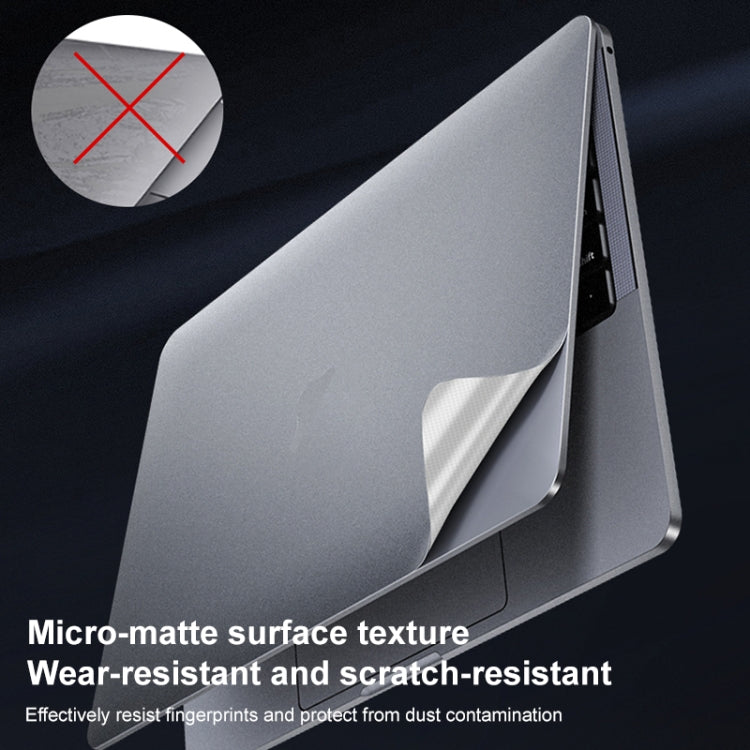 For MacBook Air 13.6 inch A2681 2022 ZGA 5 in 1 Laptop All-round Protective Film(Grey) - Skin Sticker by ZGA | Online Shopping South Africa | PMC Jewellery | Buy Now Pay Later Mobicred