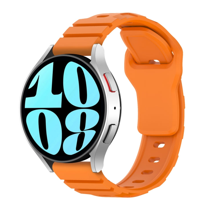 18mm Armor Silicone Watch Band(Orange) - 18mm Bands by PMC TechLife | Online Shopping South Africa | PMC TechLife | Buy Now Pay Later Mobicred