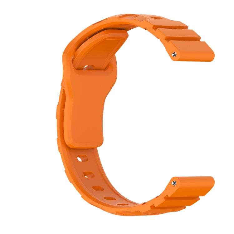 18mm Armor Silicone Watch Band(Orange) - 18mm Bands by PMC TechLife | Online Shopping South Africa | PMC TechLife | Buy Now Pay Later Mobicred
