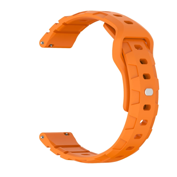 18mm Armor Silicone Watch Band(Orange) - 18mm Bands by PMC TechLife | Online Shopping South Africa | PMC TechLife | Buy Now Pay Later Mobicred