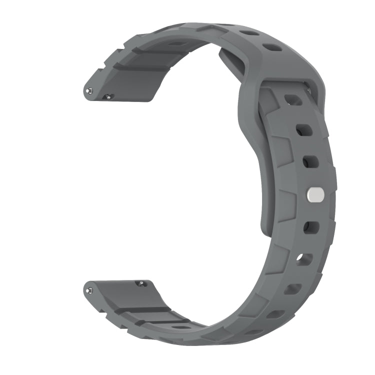 18mm Armor Silicone Watch Band(Space Grey) - 18mm Bands by PMC TechLife | Online Shopping South Africa | PMC TechLife | Buy Now Pay Later Mobicred