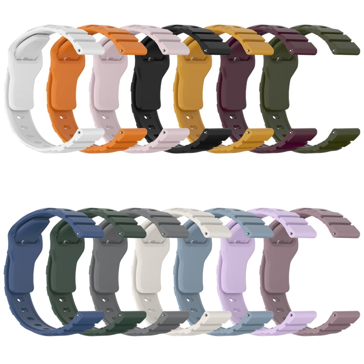 22mm Armor Silicone Watch Band(Purple) - 22mm Bands by PMC TechLife | Online Shopping South Africa | PMC TechLife
