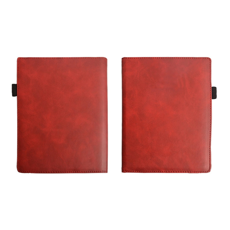 For Pocketbook InkPad 4 / Color 2 / 3 Calfskin Leather Smart Tablet Case(Red) - Others by PMC TechLife | Online Shopping South Africa | PMC TechLife | Buy Now Pay Later Mobicred
