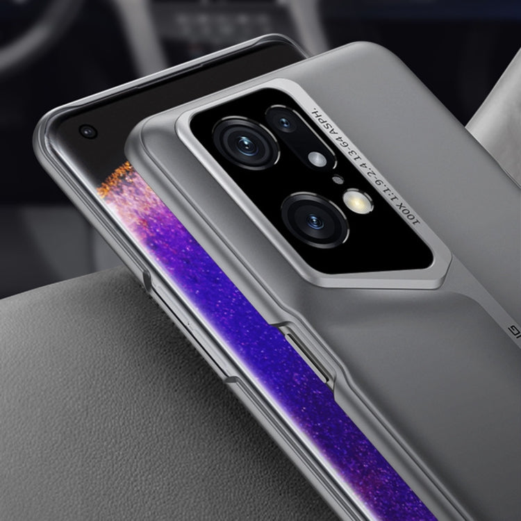 For OPPO Find X5 GKK Blade Ultra-thin Full Coverage Phone Case(Grey) - OPPO Cases by GKK | Online Shopping South Africa | PMC Jewellery | Buy Now Pay Later Mobicred