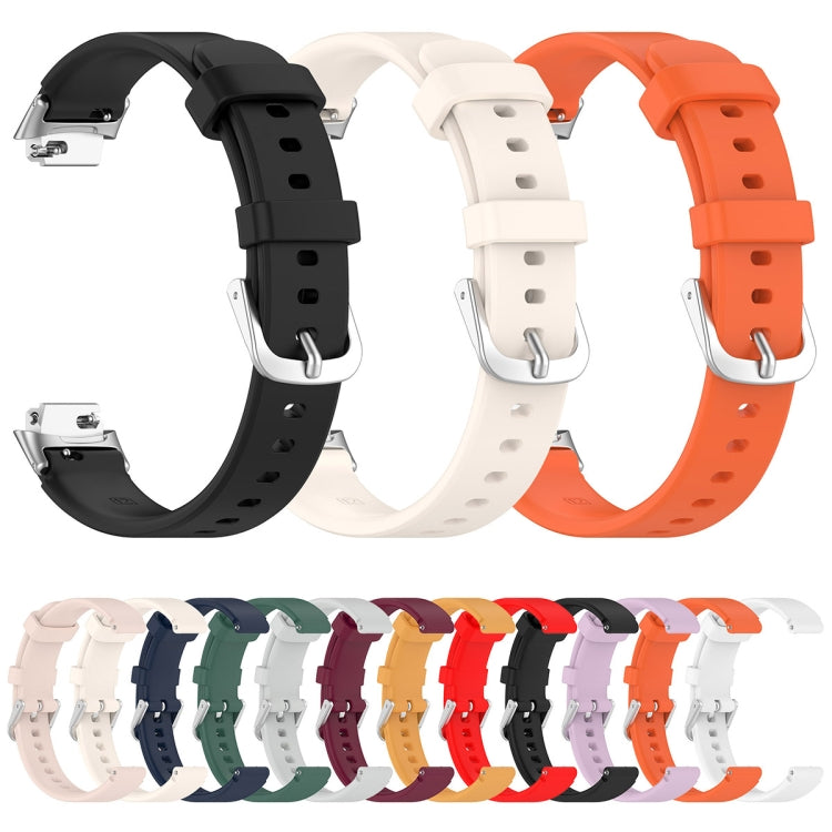 12mm Universal Solid Color Silver Buckle Silicone Watch Band(Orange) - 20mm Bands by PMC TechLife | Online Shopping South Africa | PMC TechLife