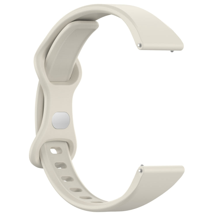 22mm Slim Reverse Buckle Silicone Watch Band(Apricot) - free shipping - PMC TechLife - Order now!