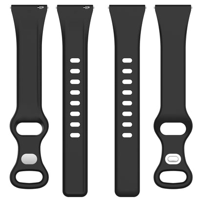 20mm Slim Reverse Buckle Silicone Watch Band(Grey) - 20mm Bands by PMC Jewellery | Online Shopping South Africa | PMC Jewellery