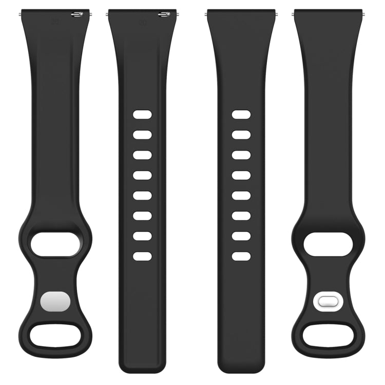 20mm Slim Reverse Buckle Silicone Watch Band(White) - 20mm Bands by PMC TechLife | Online Shopping South Africa | PMC TechLife