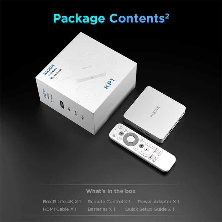 Kickpi KP1 Dual Band WiFi 4K HD Android TV Box, RAM:2GB+32GB(EU Plug) - Amlogic S905 by PMC Jewellery | Online Shopping South Africa | PMC Jewellery | Buy Now Pay Later Mobicred