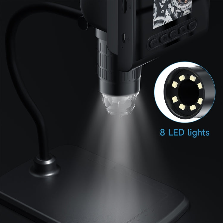 P190 1000X Desktop HD Digital Microscope with 2.4 inch Screen - Digital Microscope by PMC TechLife | Online Shopping South Africa | PMC TechLife | Buy Now Pay Later Mobicred