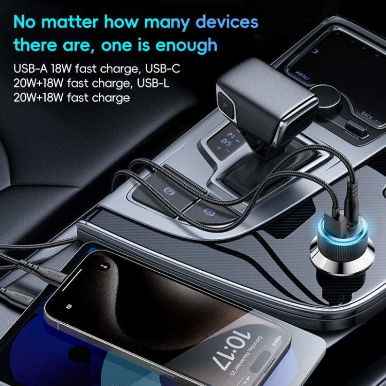Yesido Y60 38W Car Fast Charging Charger(Black) - Car Charger by Yesido | Online Shopping South Africa | PMC TechLife | Buy Now Pay Later Mobicred