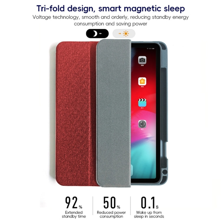 For iPad 10.2 2021/2020/2019 ZGA Tri-Fold Voltage Smart Leather Tablet Case(Black) - free shipping - PMc TechLife - Order now!