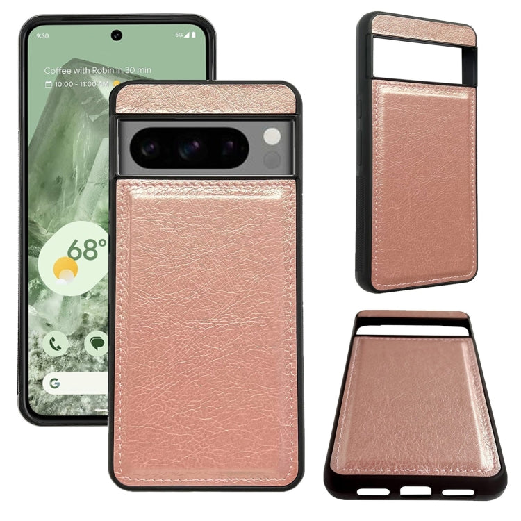 For Google Pixel 9 / Pixel 9 Pro Multifunctional 7-Card Wallet Leather Phone Case(Rose Gold) - Google Cases by PMC Jewellery | Online Shopping South Africa | PMC Jewellery | Buy Now Pay Later Mobicred