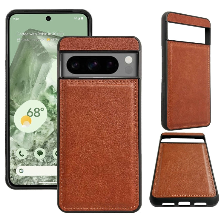 For Google Pixel 8 Pro Multifunctional 7-Card Wallet Leather Phone Case(Brown) - free shipping - PMC TechLife - Order now!