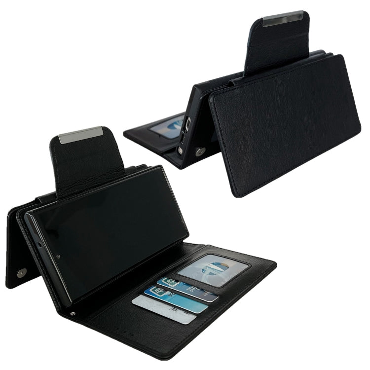 For Google Pixel 8 Multifunctional 7-Card Wallet Leather Phone Case(Black) - Google Cases by PMC TechLife | Online Shopping South Africa | PMC TechLife | Buy Now Pay Later Mobicred