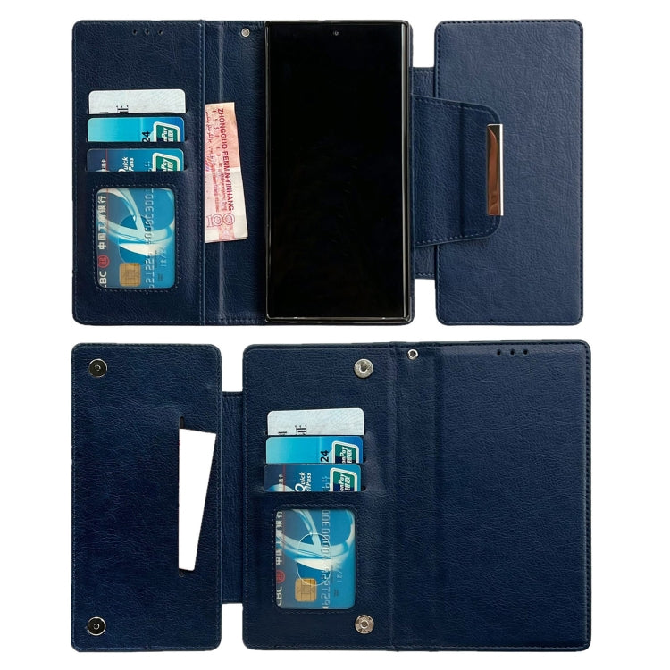 For Google Pixel 8 Multifunctional 7-Card Wallet Leather Phone Case(Royal Blue) - Google Cases by PMC TechLife | Online Shopping South Africa | PMC TechLife | Buy Now Pay Later Mobicred