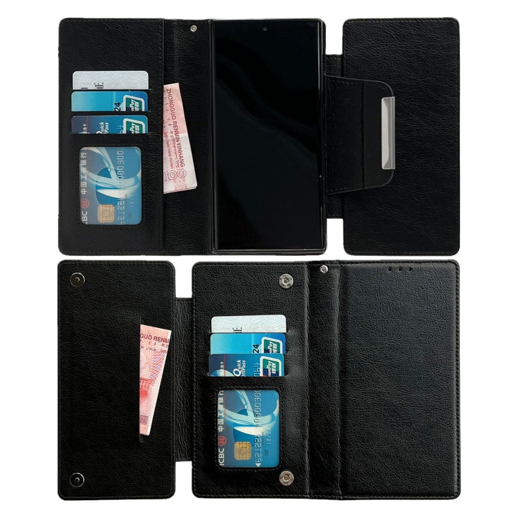 For Google Pixel 7 Multifunctional 7-Card Wallet Leather Phone Case(Black) - Google Cases by PMC TechLife | Online Shopping South Africa | PMC TechLife | Buy Now Pay Later Mobicred