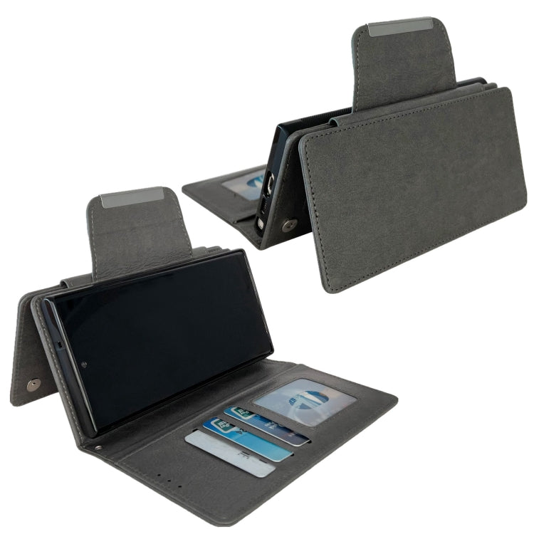 For Google Pixel 7 Multifunctional 7-Card Wallet Leather Phone Case(Grey) - Google Cases by PMC TechLife | Online Shopping South Africa | PMC TechLife | Buy Now Pay Later Mobicred