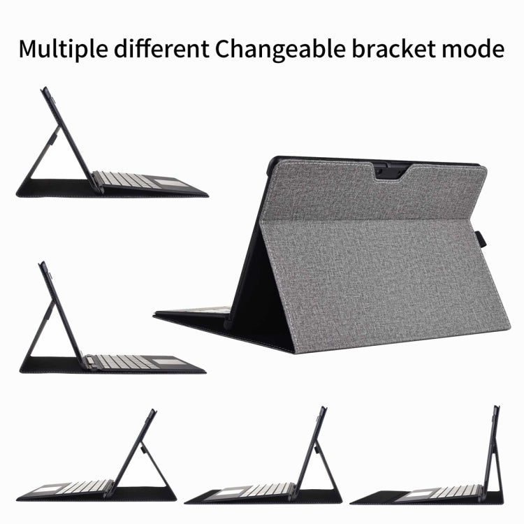 For Microsoft Surface Pro 10 Cloth Texture PC Tablet Protective Case(Light Grey) - Others by PMC TechLife | Online Shopping South Africa | PMC TechLife | Buy Now Pay Later Mobicred