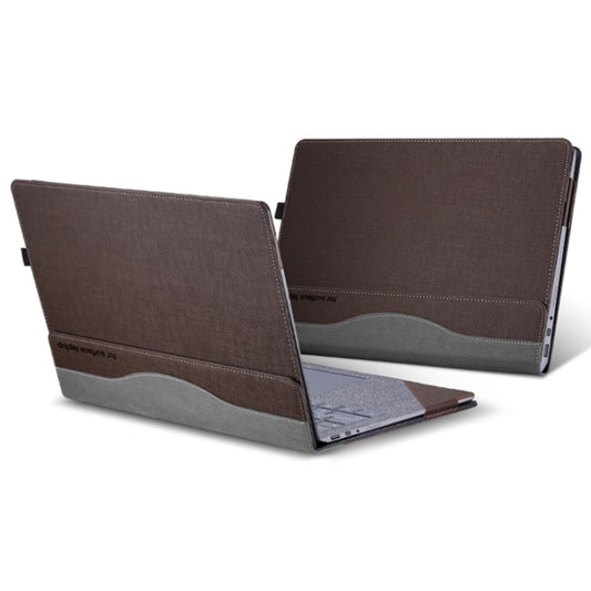 For Microsoft Surface Laptop 6 13.5 inch Laptop PU Leather Protective Case(Coffee Color) - Others by PMC Jewellery | Online Shopping South Africa | PMC Jewellery | Buy Now Pay Later Mobicred