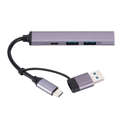 809-C 6 in 1 USB+Type-C to USB Multifunctional Docking Station HUB Adapter - USB HUB by PMC Jewellery | Online Shopping South Africa | PMC Jewellery | Buy Now Pay Later Mobicred