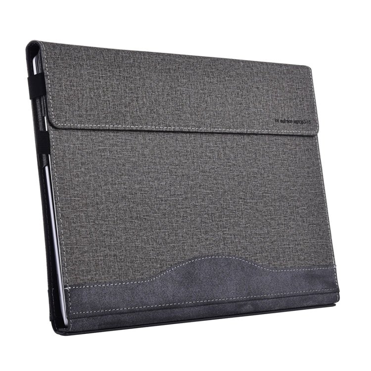 For Lenovo ThinkPad X1 Carbon Gen 7 Cloth Texture Laptop Leather Protective Case(Space Ash) - Other by PMC Jewellery | Online Shopping South Africa | PMC Jewellery | Buy Now Pay Later Mobicred