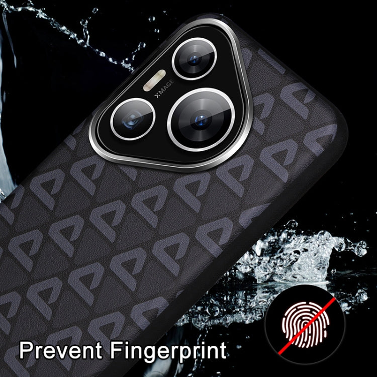 For Huawei Pura 70 Pro / Pro+ Plain Leather Printed Cooling Phone Case(Green) - free shipping - PMC Jewellery - Order now!