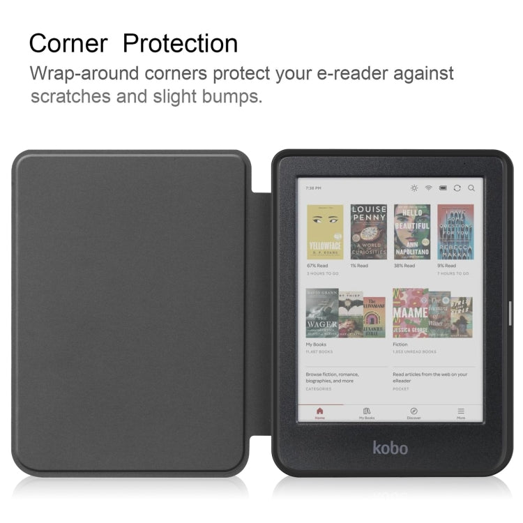 For KOBO Clara Colour 2024 / BW Painted Voltage Caster TPU Leather Smart Tablet Case(Graffiti) - Others by PMC Jewellery | Online Shopping South Africa | PMC Jewellery | Buy Now Pay Later Mobicred