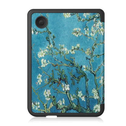 For KOBO Clara Colour 2024 / BW Painted Voltage Caster TPU Leather Smart Tablet Case(Apricot Blossom) - Others by PMC Jewellery | Online Shopping South Africa | PMC Jewellery | Buy Now Pay Later Mobicred