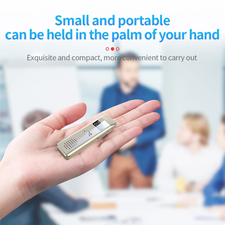 JNN Q7 Mini Portable Voice Recorder with OLED Screen, Memory:16GB(Gold) - Recording Pen by JNN | Online Shopping South Africa | PMC TechLife | Buy Now Pay Later Mobicred
