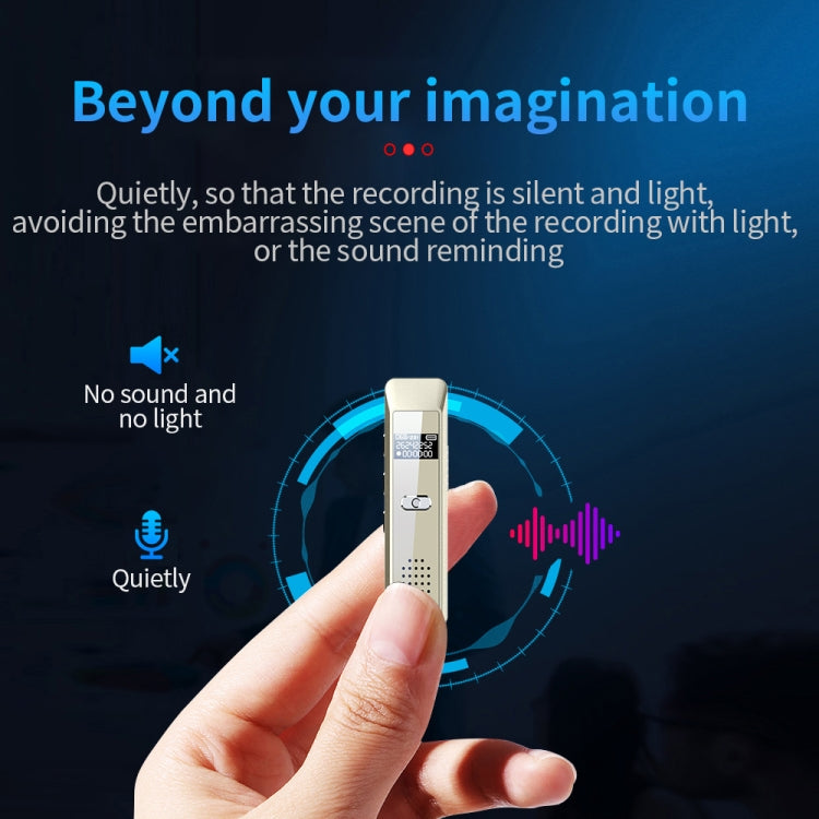 JNN Q7 Mini Portable Voice Recorder with OLED Screen, Memory:16GB(Gold) - Recording Pen by JNN | Online Shopping South Africa | PMC TechLife | Buy Now Pay Later Mobicred