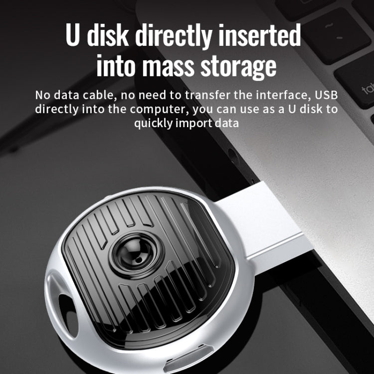 JNN S13 Zinc Alloy U-disk Voice Recorder, Memory:32GB(Silver) - U-Disk Recorder by JNN | Online Shopping South Africa | PMC TechLife | Buy Now Pay Later Mobicred