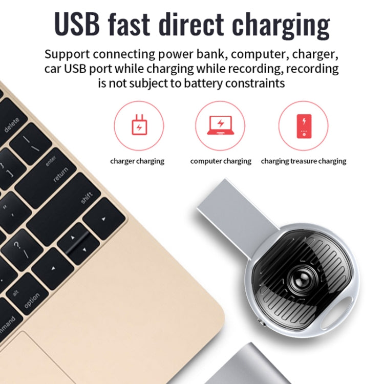JNN S13 Zinc Alloy U-disk Voice Recorder, Memory:32GB(Silver) - U-Disk Recorder by JNN | Online Shopping South Africa | PMC TechLife | Buy Now Pay Later Mobicred