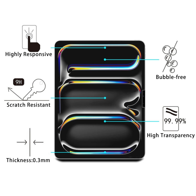 For iPad Pro 13 2024 25pcs 0.26mm 9H 2.5D Explosion-proof Tempered Glass Film - iPad Pro 13 2024 Tempered Glass by PMC TechLife | Online Shopping South Africa | PMC TechLife | Buy Now Pay Later Mobicred
