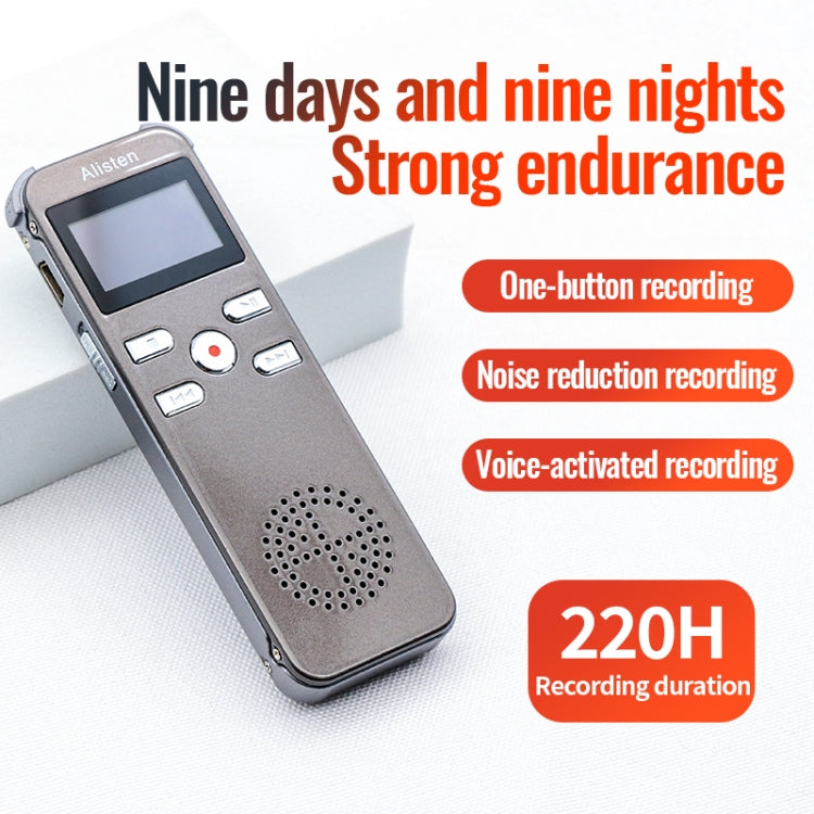 JNN X26 Mini Portable Voice Recorder with OLED Screen, Memory:8GB(Metal Gray) - Recording Pen by JNN | Online Shopping South Africa | PMC TechLife | Buy Now Pay Later Mobicred