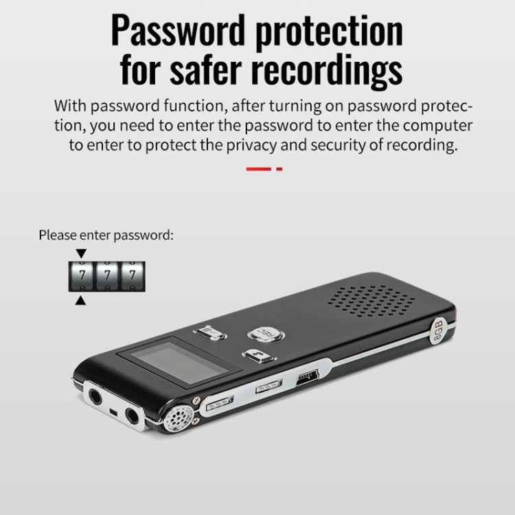 JNN X18 Mini Smart HD Noise Cancelling Voice Recorder, Memory:32GB(Black) - Recording Pen by JNN | Online Shopping South Africa | PMC TechLife | Buy Now Pay Later Mobicred