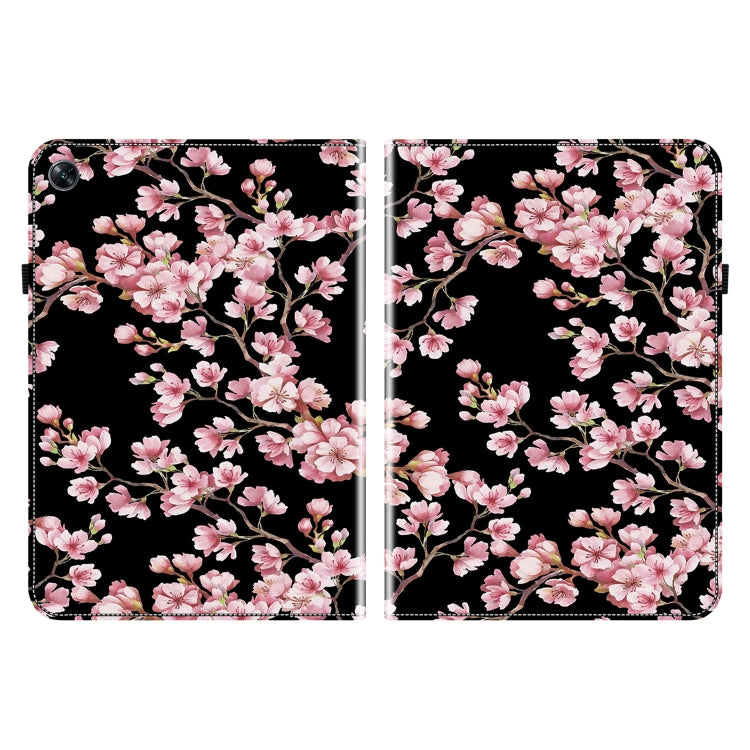For OPPO Pad Air Crystal Texture Painted Leather Tablet Case(Plum Bossom) - OPPO by PMC TechLife | Online Shopping South Africa | PMC TechLife | Buy Now Pay Later Mobicred