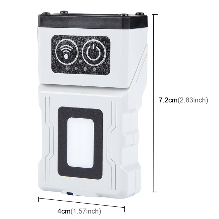 HW-213 Multi-function Rotating Sensing Cap Clip Work Light(Grey) - Headlamp by PMc TechLife | Online Shopping South Africa | PMc TechLife | Buy Now Pay Later Mobicred