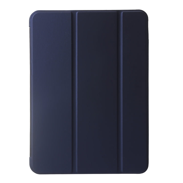 For iPad Pro 13 2024 Three-fold Holder Flip Tablet Leather Case(Dark Blue) - iPad Pro 13 2024 Cases by PMC TechLife | Online Shopping South Africa | PMC TechLife | Buy Now Pay Later Mobicred