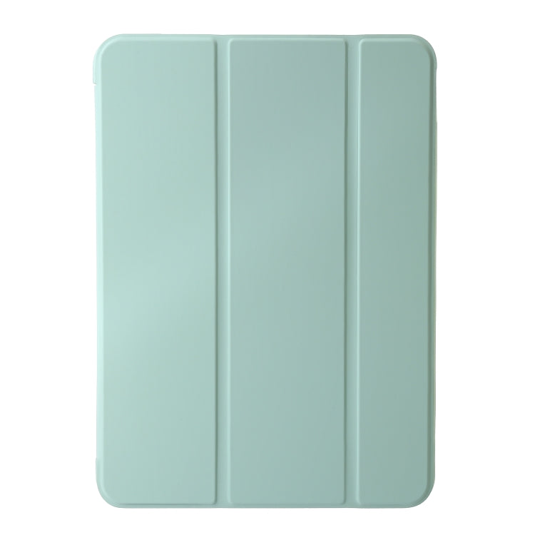 For iPad Air 13 2025 / 2024 Three-fold Holder Flip Tablet Leather Case(Mint Green) - iPad Air 13 2025 / 2024 Cases by PMC Jewellery | Online Shopping South Africa | PMC Jewellery | Buy Now Pay Later Mobicred