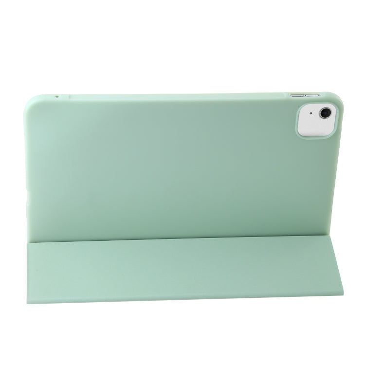 For iPad Air 13 2025 / 2024 Three-fold Holder Flip Tablet Leather Case(Mint Green) - iPad Air 13 2025 / 2024 Cases by PMC Jewellery | Online Shopping South Africa | PMC Jewellery | Buy Now Pay Later Mobicred