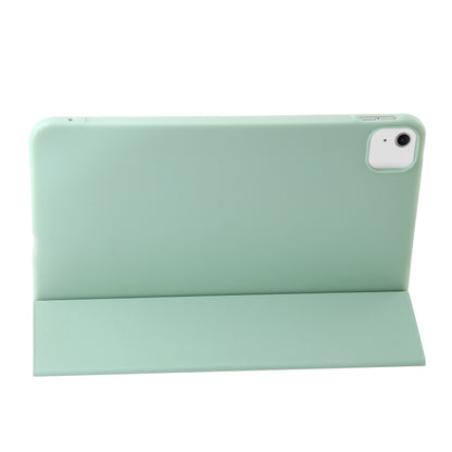 For iPad Air 13 2025 / 2024 Three-fold Holder Flip Tablet Leather Case(Mint Green) - iPad Air 13 2025 / 2024 Cases by PMC Jewellery | Online Shopping South Africa | PMC Jewellery | Buy Now Pay Later Mobicred