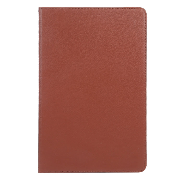 For iPad Air 13 2024 360 Degree Rotation Litchi Texture Leather Tablet Case with Holder(Brown) - iPad Air 13 2024 Cases by PMC Jewellery | Online Shopping South Africa | PMC Jewellery | Buy Now Pay Later Mobicred